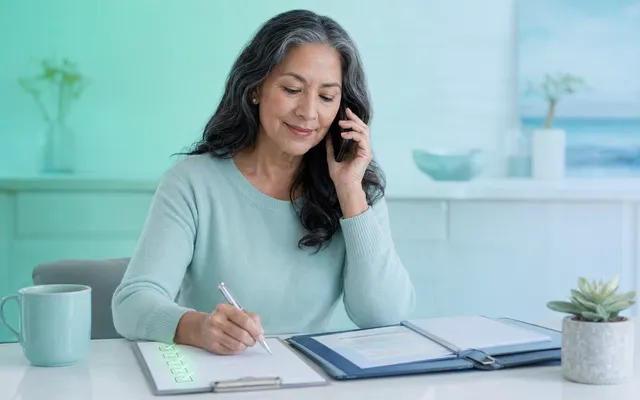 Insurance approval checklist on a desk with a pen and soft clinical lighting