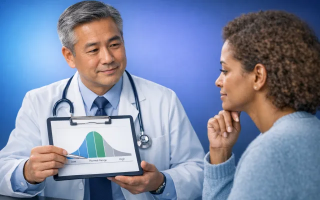 Soft blue gradient with balanced neural pathways suggesting stable cognitive performance